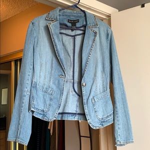Denim blazer